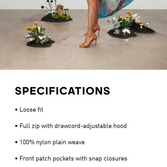 COPY - Ivy Park Ivytopia Printed Organza Jacket - Picture 7 of 7